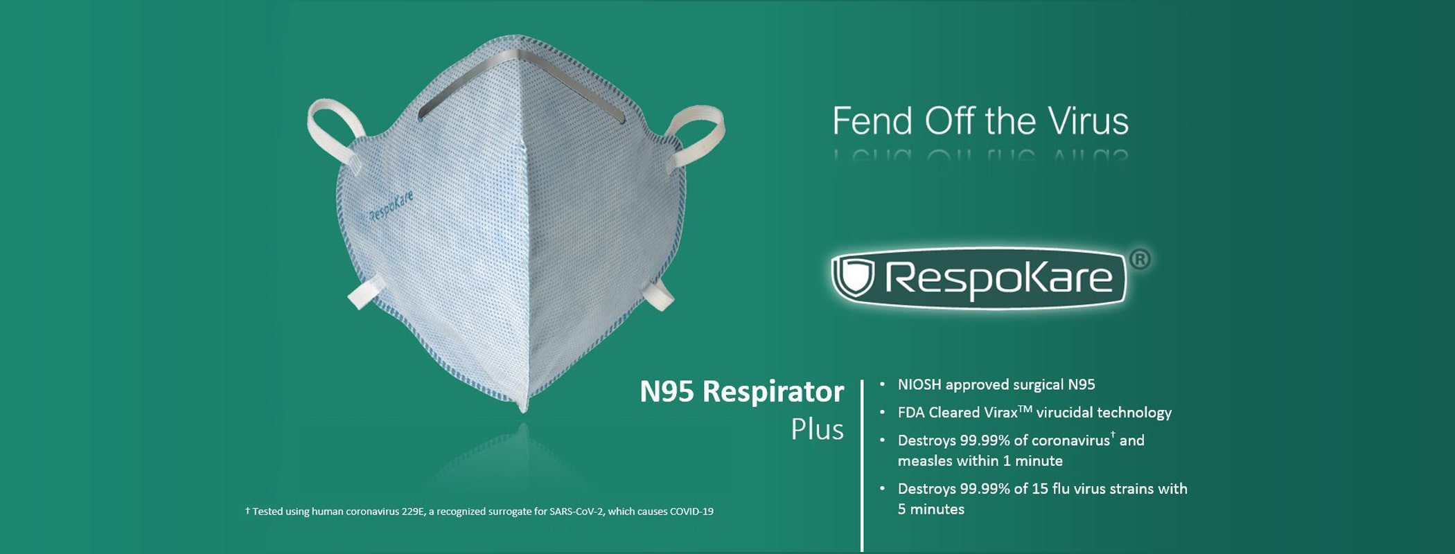 Respokare N95 Respirator Plus